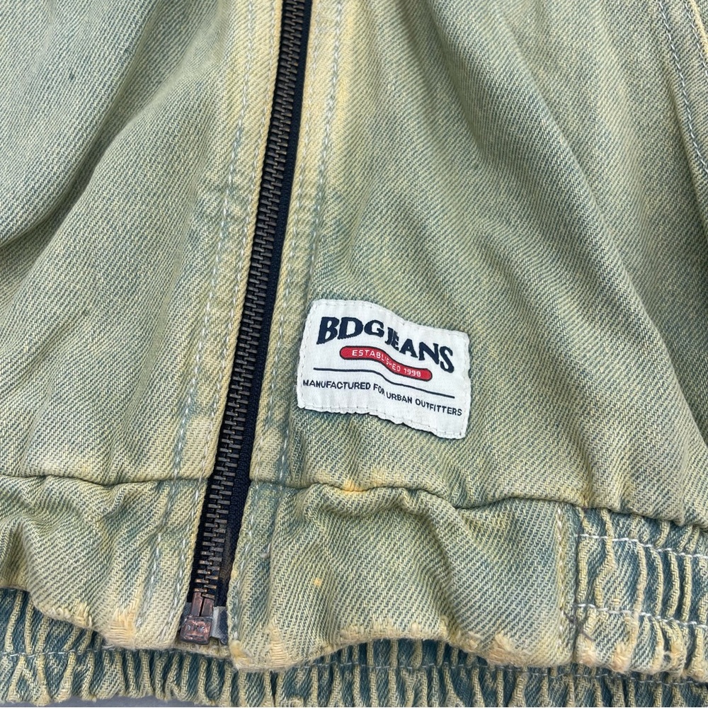 Acid Wash Oversized Denim Hoodie - Picture 4 of 8